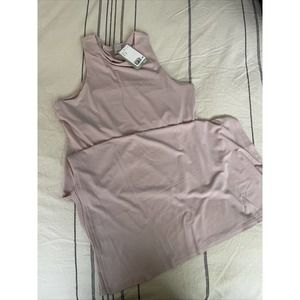 H&M Womens Light Pink Sleeveless Sheath Dress Medium K5